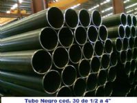 tubo negro ced. 30 y 40 de 1/2 a 4"